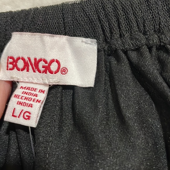 Bongo Black Mesh Embroidered Overlay Dress - Picture 9 of 11